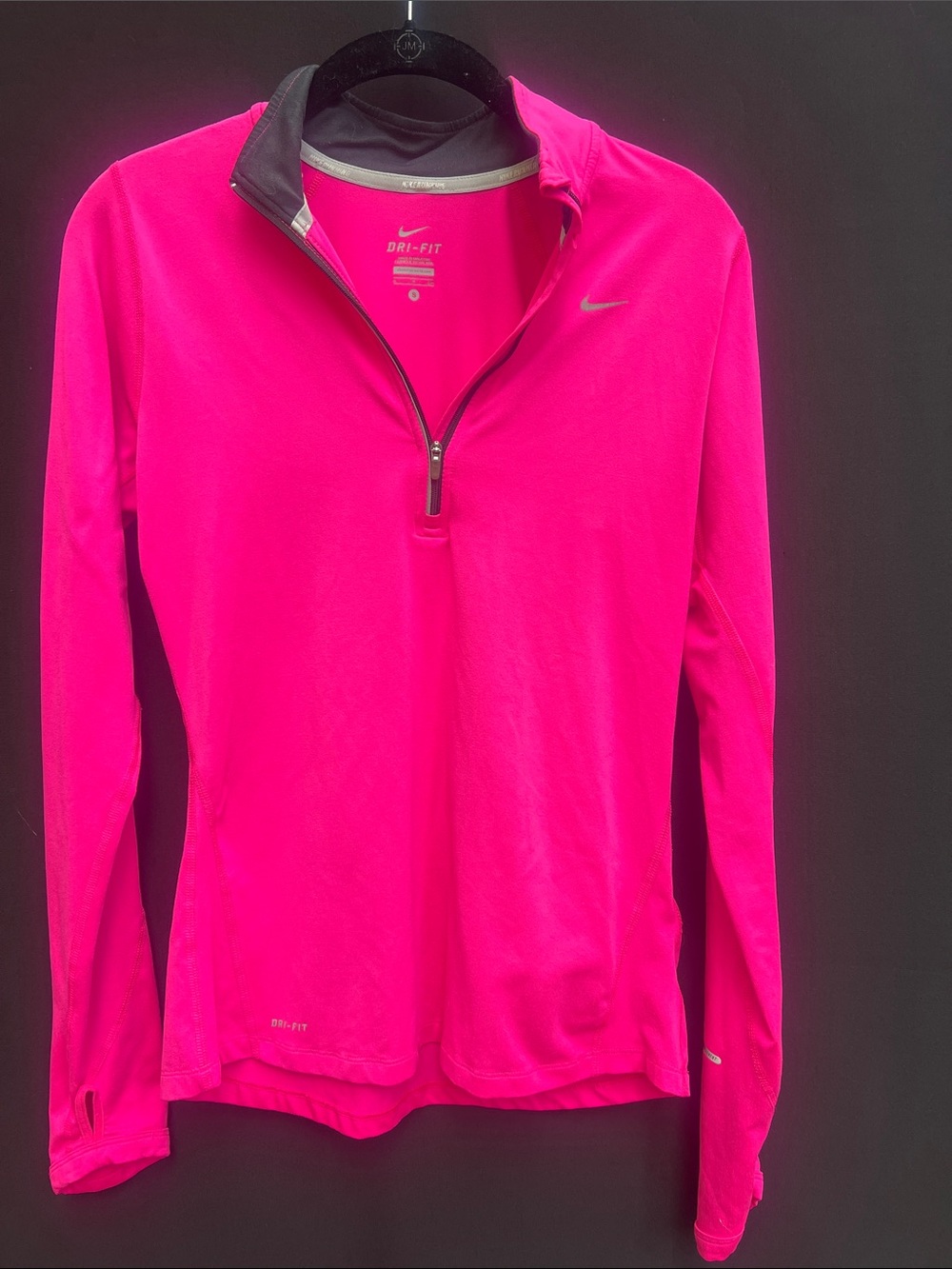 Nike Hot Pink Dri-FIT Quarter-Zip Long Sleeve Top and Pants
